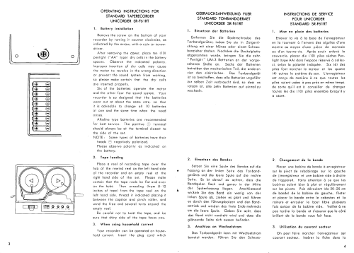 Unicorder 61 SR-F61RT; Standard Radio Corp. (ID = 2647847) R-Player