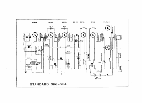 Long Distance Transistor 7 SR-G204; Standard Radio Corp. (ID = 639591) Radio