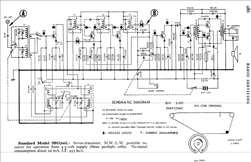 SR-G700L; Standard Radio Corp. (ID = 777753) Radio