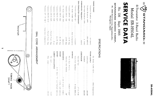 SR-H504L; Standard Radio Corp. (ID = 184884) Radio