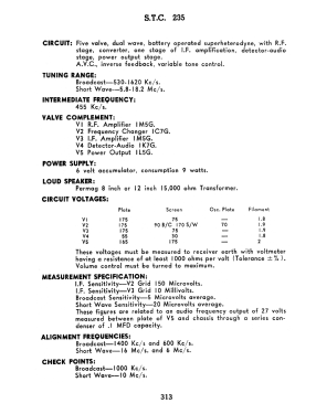 235; Standard Telephones (ID = 2905705) Radio