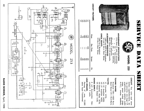 253K Ch= 253; Standard Telephones (ID = 2265417) Radio