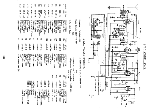 405C Ch= 405; Standard Telephones (ID = 758694) Radio