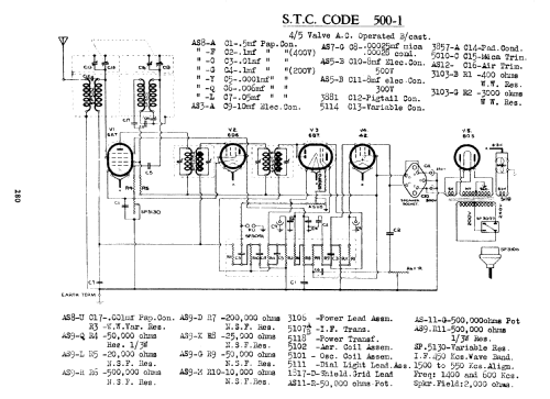 500B Ch= 500; Standard Telephones (ID = 715054) Radio