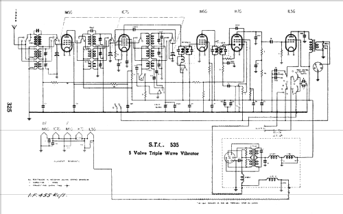 535B Ch= 535; Standard Telephones (ID = 813314) Radio