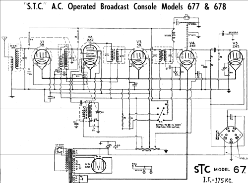 677 Ch= 67; Standard Telephones (ID = 1944273) Radio