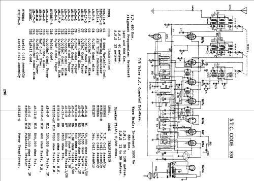 830Q Ch= 830; Standard Telephones (ID = 716280) Radio