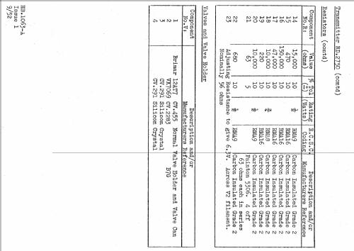 FM radio altimeter STR30; Standard Telephones (ID = 2301862) RADAR