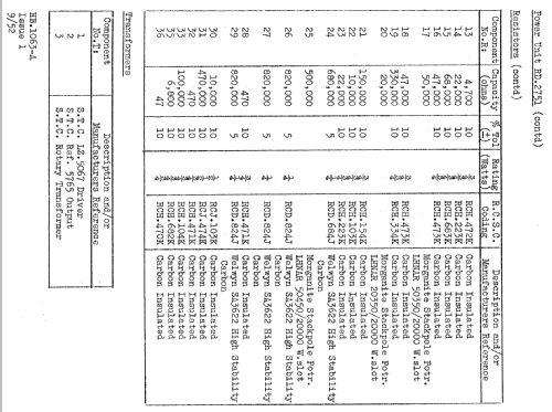 FM radio altimeter STR30; Standard Telephones (ID = 2301904) RADAR