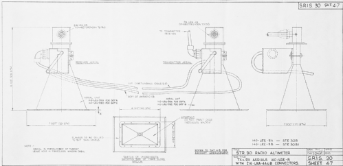 FM radio altimeter STR30; Standard Telephones (ID = 2302344) RADAR