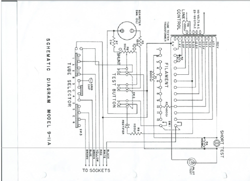 Tube Tester 9-11A; Stark Electronic (ID = 1754245) Ausrüstung