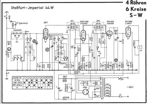 Imperial 44W; Stassfurter Licht- (ID = 13145) Radio