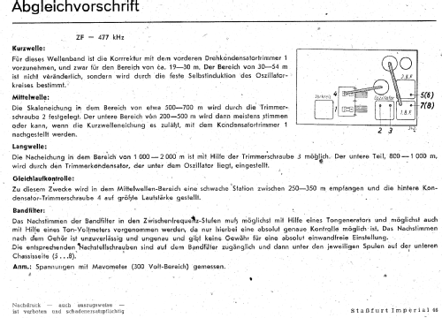Imperial 46GW; Stassfurter Licht- (ID = 2935728) Radio