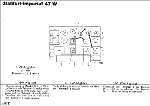 Imperial W47 ; Stassfurter Licht- (ID = 1642826) Radio