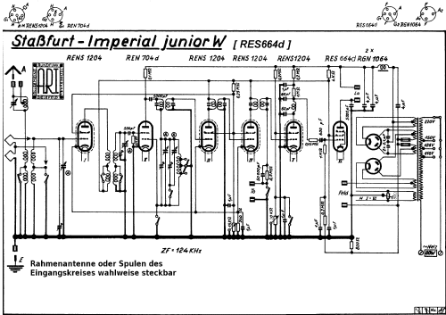 Imperial Junior W; Stassfurter Licht- (ID = 1904315) Radio