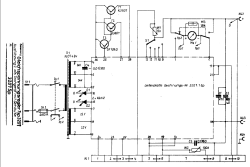 Labornetzteil 3207; Statron, VEB Ostd.; (ID = 213154) Ausrüstung