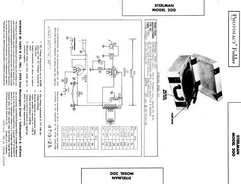 200 ; Steelman Phono & (ID = 882197) Ton-Bild