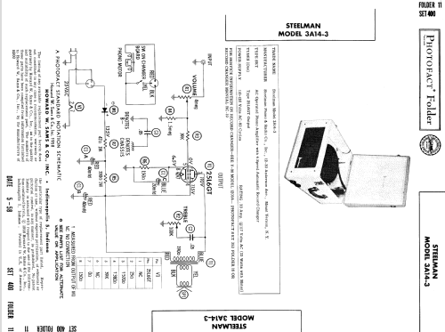 3A14-3 ; Steelman Phono & (ID = 967690) Verst/Mix