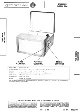 3A6; Steelman Phono & (ID = 2740240) Enrég.-R