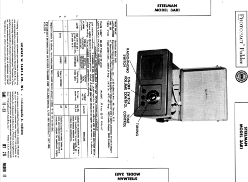 3AR1 ; Steelman Phono & (ID = 979438) Radio