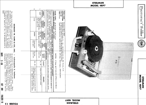 4RP7 ; Steelman Phono & (ID = 540811) Radio