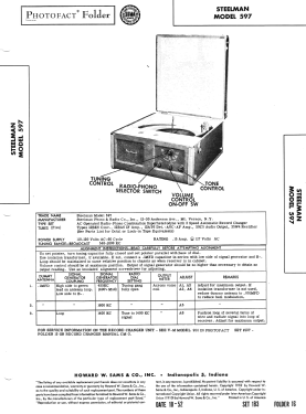 597 ; Steelman Phono & (ID = 3101200) Radio