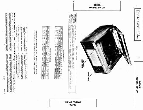 Decca DP-29 ; Steelman Phono & (ID = 840489) Reg-Riprod