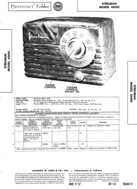 Steelman 4000; Steelman Phono & (ID = 3081027) Radio