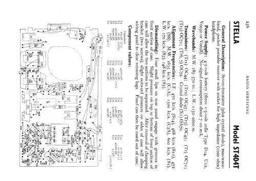 ST404T; Stella Radio & (ID = 598335) Radio