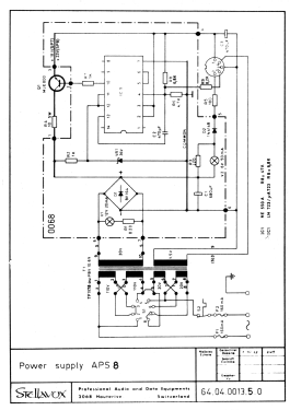 AC Power Supply APS 8; Quellet, Georges, (ID = 3099543) A-courant