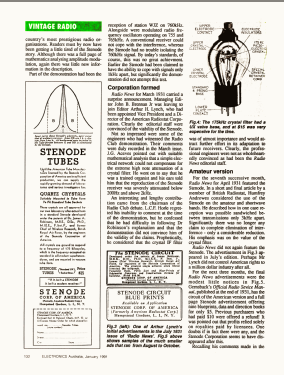 Stenode Radiostat ; Stenode Corp. of (ID = 2822743) Radio