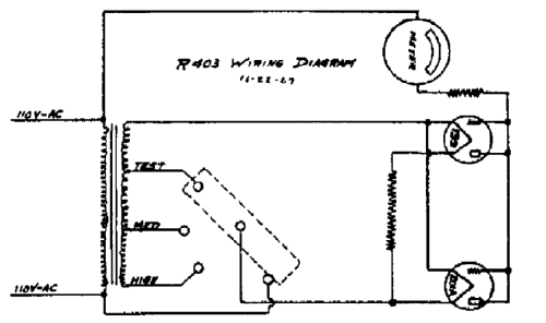 Vacuum Tube Reactivator R-403; Sterling Manuf. Co.; (ID = 689276) Equipment