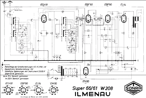 Ilmenau 66/61W ; Stern-Radio (ID = 104354) Radio