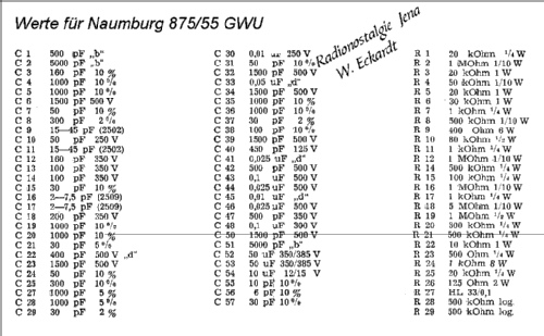 Naumburg 875/55GWU; Stern-Radio (ID = 829472) Radio