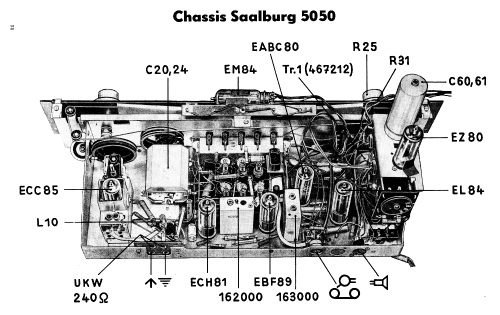 Saalburg 5050A; Stern-Radio (ID = 1836400) Radio