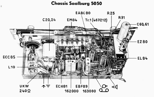 Saalburg 5050A; Stern-Radio (ID = 2587350) Radio