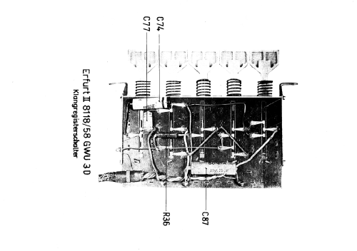 Sonra Erfurt 2 8118/58 GWU-3D; Stern-Radio (ID = 2341987) Radio