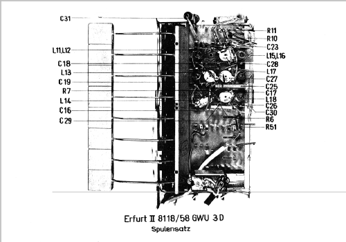 Sonra Erfurt 2 8118/58 GWU-3D; Stern-Radio (ID = 2341992) Radio