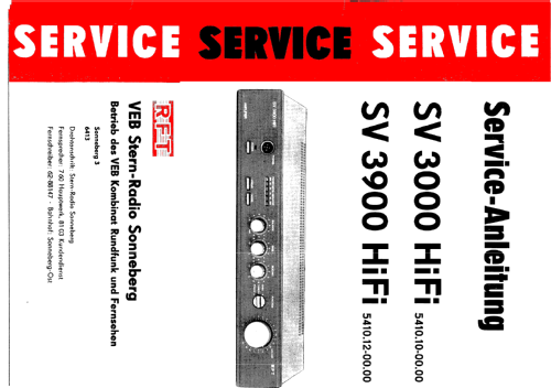 SV3000 HiFi; Stern-Radio (ID = 982118) Ampl/Mixer