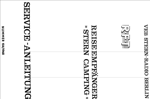 Stern Camping R 130; Stern-Radio Berlin, (ID = 1987496) Radio