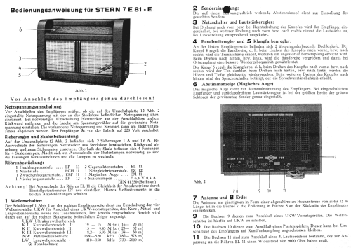 Stern 7E81-E; Stern-Radio Rochlitz (ID = 2016612) Radio