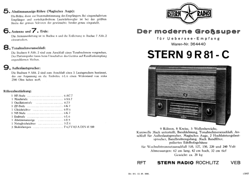 9R81; Stern-Radio Rochlitz (ID = 2251758) Radio