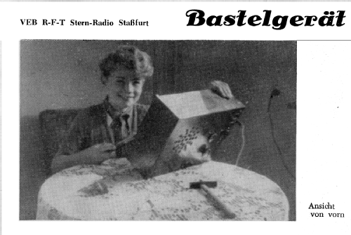 Bastelkasten ; Stern-Radio Staßfurt (ID = 3095498) Kit