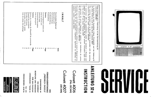 Colorett 4006; Stern-Radio Staßfurt (ID = 1253760) Television