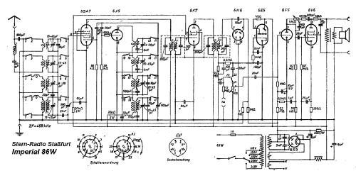 Imperial 86 W; Stern-Radio Staßfurt (ID = 2485906) Radio