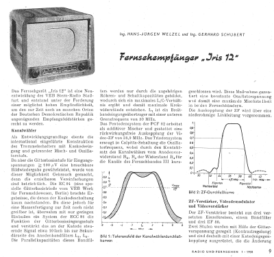 Iris 12 16 GW 301; Stern-Radio Staßfurt (ID = 197541) Televisión