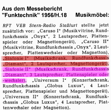 Sinfonie 2 8E155; Stern-Radio Staßfurt (ID = 2499573) Radio