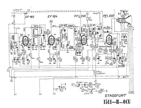 Stella T 1511-1-H-OCU; Stern-Radio Staßfurt (ID = 1538172) Television