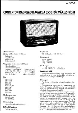 Concerton A3530; Stern & Stern (ID = 2731325) Radio