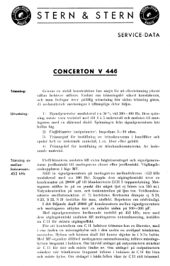 Concerton V446; Stern & Stern (ID = 2737474) Radio